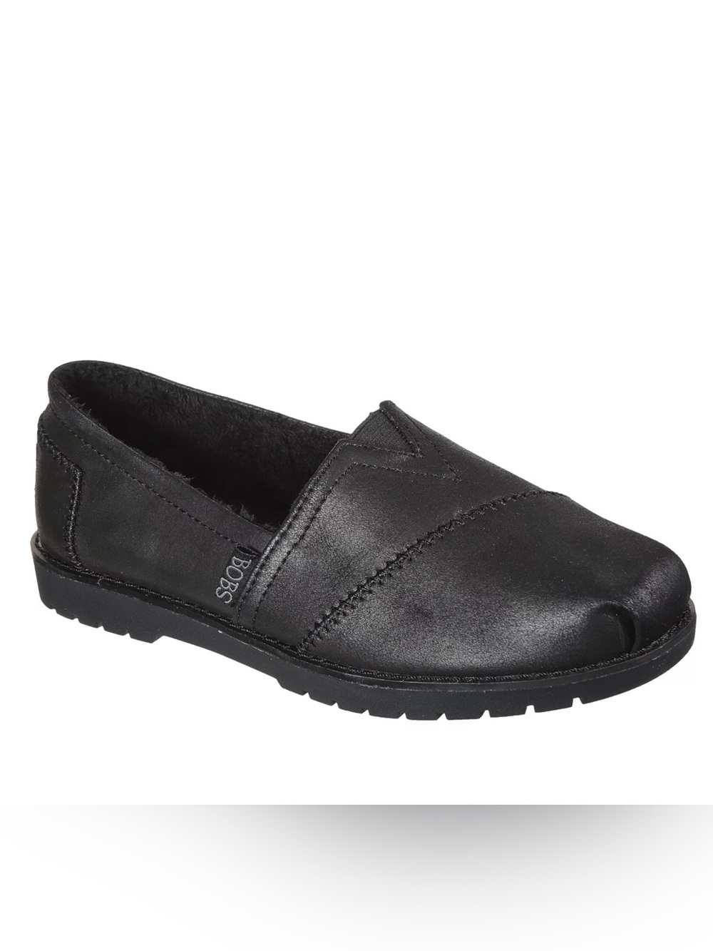 Skechers Black Slip-On BOBS Lightweight Loafer Size 6
